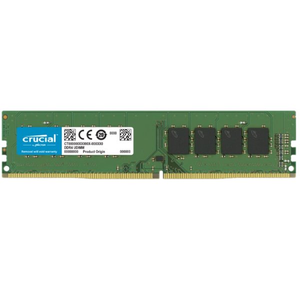 حافظه رم دسکتاپ کروشیال مدل CT16 CL22 16GB DDR4 3200Mhz