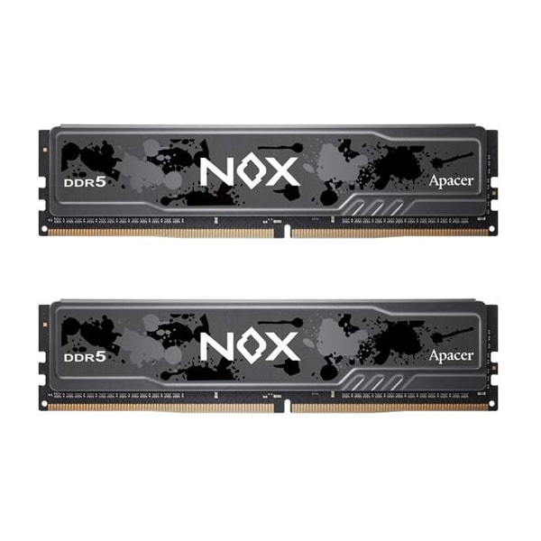 حافظه رم دسکتاپ اپیسر مدل NOX 32GB (16GBX2) DDR5 5200Mhz
