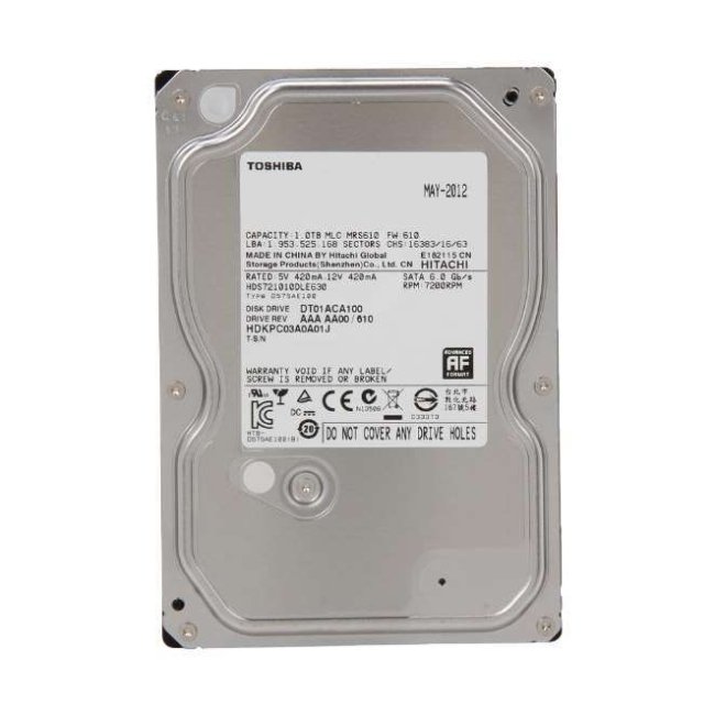 هارد دیسک اینترنال توشیبا Toshiba A100 با ظرفیت 1 ترابایت