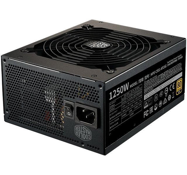 منبع تغذیه کولر مستر مدل Cooler Master MWE GOLD 1250-V2