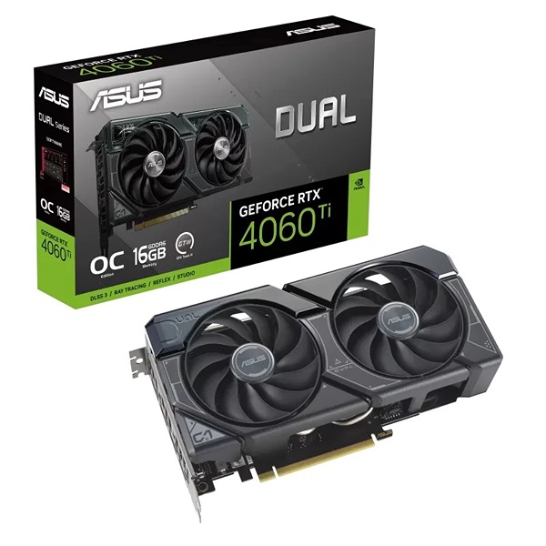 کارت گرافیک ایسوس مدل ASUS Dual GeForce RTX 4060 Ti OC Edition 16GB GDDR6