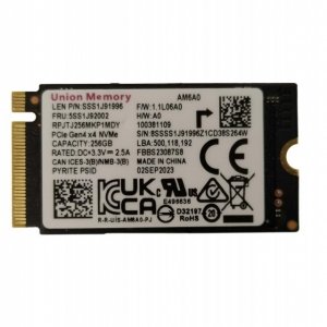 حافظه SSD یونیون مدل Union Memory 256GB M.2 PCI-e NVME 2242 SSD