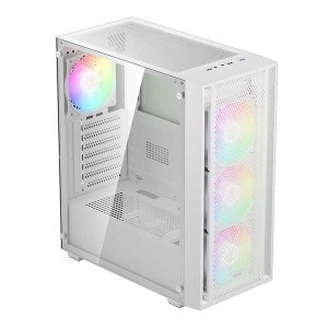کیس کامپیوتر گیم دیاس مدل AURA GC2 ELITE WH MESH ARGB MID-Tower Case