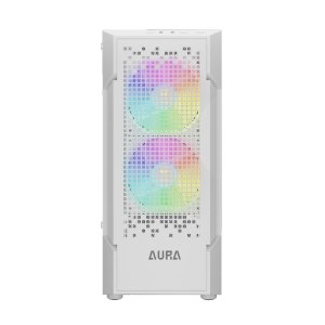 کیس کامپیوتر گیمدیاس مدل AURA GC7 MESH  ARGB WH