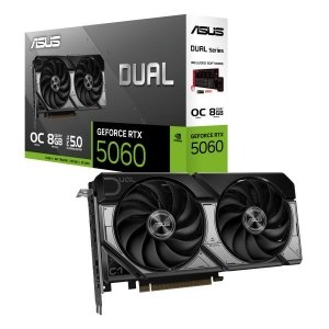 کارت گرافیک ایسوس ASUS Dual GeForce RTX 5060 8GB GDDR7 OC Edition