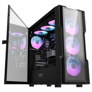 کیس کامپیوتر گیمینگ دارک فلش  DarkFlash DK431 Glass