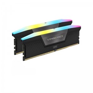رم دسکتاپ کورسیر مدل CORSAIR VENGEANCE RGB 32GB (2x16GB) DDR5  6400MHz  CL36
