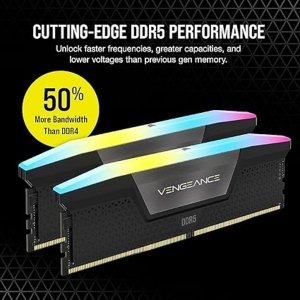 حافظه رم کورسیر مدل Corsair Vengeance DDR5 32GB (2x16GB) 7200MHz RGB CL34