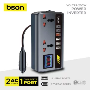 اینورتر بیسون Power Inverter Voltra 200W
