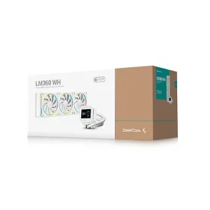 خنک کننده مایع پردازنده دیپ کول DEEPCOOL  LM360 A-RGB WH