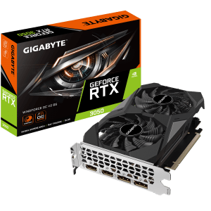 کارت گرافیک گیگابایت مدل GeForce RTX 3050 WINDFORCE OC V2 6GB
