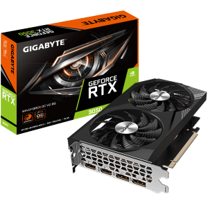 کارت گرافیک گیگابایت مدل GeForce RTX 3050 WINDFORCE OC V2 8GB