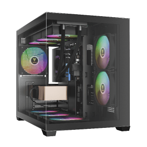 کیس کامپیوتر گیم دیاس مدل AURA GC10M V2 ARGB