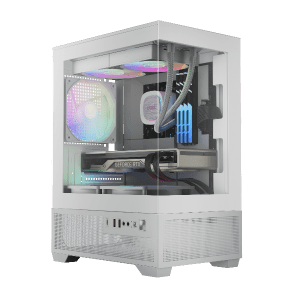 کیس کامپیوتر گیمدیاس مدل AURA GC9M ELITE WH ARGB