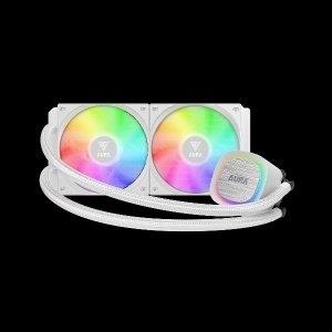 خنک کننده مایع پردازنده گیم دیاس مدل AURA GL240 V2 WH