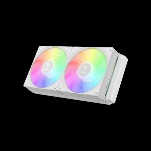 خنک کننده مایع پردازنده گیم دیاس مدل AURA GL240 V2 WH