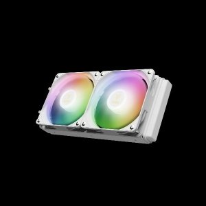 خنک کننده مایع پردازنده گیم دیاس مدل AURA GL240 DIGITAL WH