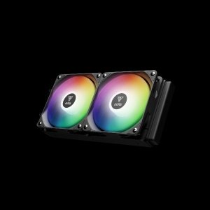 خنک کننده مایع پردازنده گیم دیاس مدل AURA GL240 DIGITAL WH