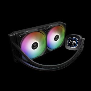 خنک کننده مایع پردازنده گیم دیاس مدل AURA GL240 DIGITAL WH