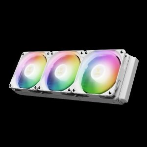 خنک کننده مایع پردازنده گیم دیاس مدل AURA GL360 DIGITAL WH ARGB