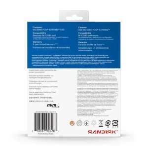 هارد SSD وسترن دیجیتال  یک ترابایت مدل   SN5100 M.2 2280 NVMe