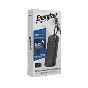 پاوربانک انرجایزر مدل UE20084PQ LCD 22.5W ظرفیت 20000 میلی آمپر