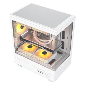 کیس کامپیوتر گیمینگ دارک فلش Darkflash DB330M WH