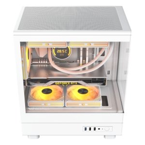 کیس کامپیوتر گیمینگ دارک فلش Darkflash DB330M WH