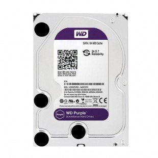 هارددیسک اینترنال وسترن دیجیتال سری بنفش 64 مگابایت کش ظرفیت 3 ترابایت