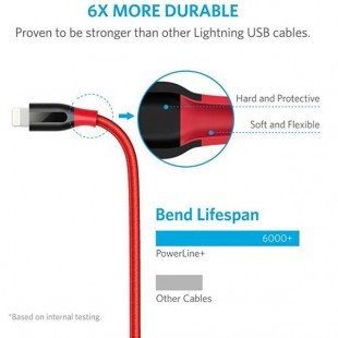 کابل تبدیل USB به لایتنینگ انکر مدل A8122 طول 1.8 متر