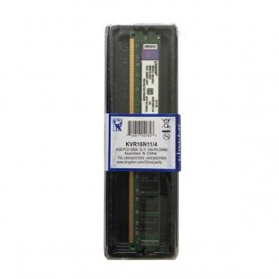 حافظه رم دسکتاپ کینگستون مدل KVR16N11/4 PC3-12800 CL11 4GB DDR3 1600Mhz