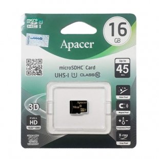 کارت حافظه اپیسر AP16GA microSDHC U1 C10 45MBps16GB