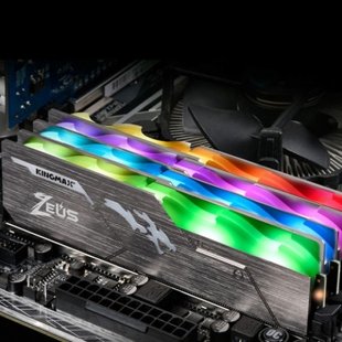 حافظه رم دسکتاپ کینگ مکس مدل Zeus Dragon RGB CL17 8GB DDR4 3200Mhz