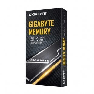 حافظه رم دسکتاپ گیگابایت مدل GP-GR26C16S8K1HU408 CL16 8GB DDR4 2666Mhz