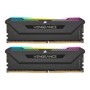 رم کورسیر  VENGEANCE RGB PRO SL Black 16GB 8GBx2 3600MHz CL16 Dual