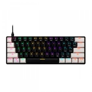کیبورد گیم دیاس مدل  Aura GK2 - Black White