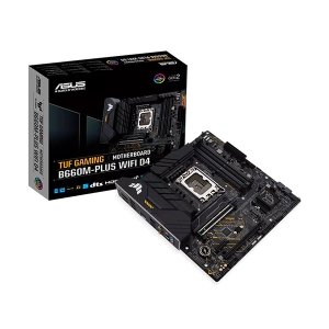 ASUS TUF GAMING B660M-PLUS WIFI D4 LGA1700 12th Gen Micro-ATX Motherboard