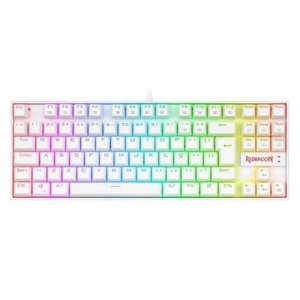 کیبورد مخصوص بازی ردراگون مدل KUMARA Pro White K552P KBS