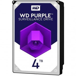 هارددیسک اینترنال وسترن دیجیتال مدل4TB WD PURPLE 64M