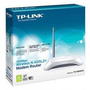مودم روتر ADSL2 Plus بی‌سیم N150 تی پی-لینک مدل TD-W8901N