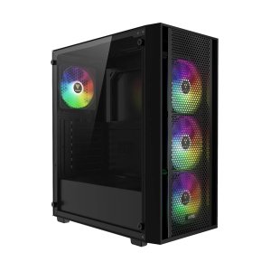 کیس کامپیوتر گیمینگ گیم دیاس مدل Atlas M1 RGB Mid-Tower