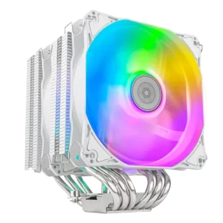 خنک کننده پردازنده سیلوراستون مدل Hydrogon D120 ARGB WH