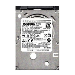 هارددیسک اینترنال نوت بوک توشیبا مدل MQ04abf100 ظرفیت 1 ترابایت (اکبند و پلمپ)