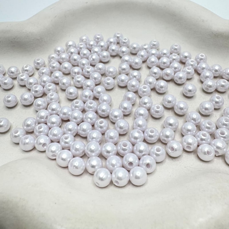 مروارید پلاستیکی سفید