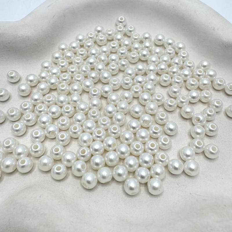 مروارید پلاستیکی شیری