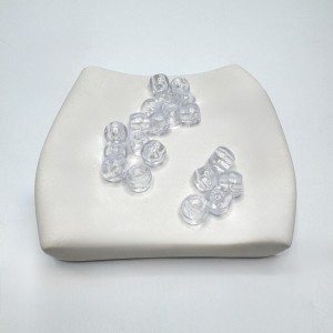 مهره مو بی رنگ (  20 عدد )
