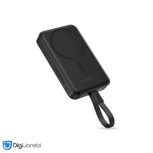 پاوربانک-مگ-سیف-باسئوس-مگنتیت-مینی-10000-30وات-درگاه‌ها-مشکی