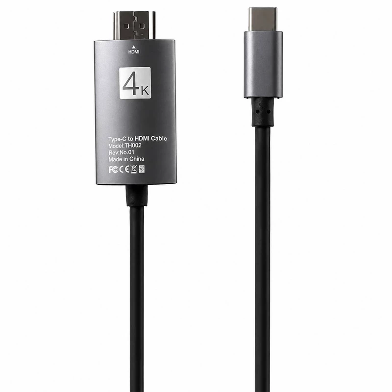 کابل تبدیل تایپ سی به HDMI مدل TH Plus TH02 طول 2 متر