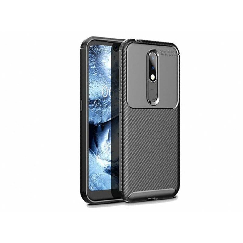 قاب ژله ای فیبر کربن نوکیا Becation Carbon Fiber Case Nokia 4.2