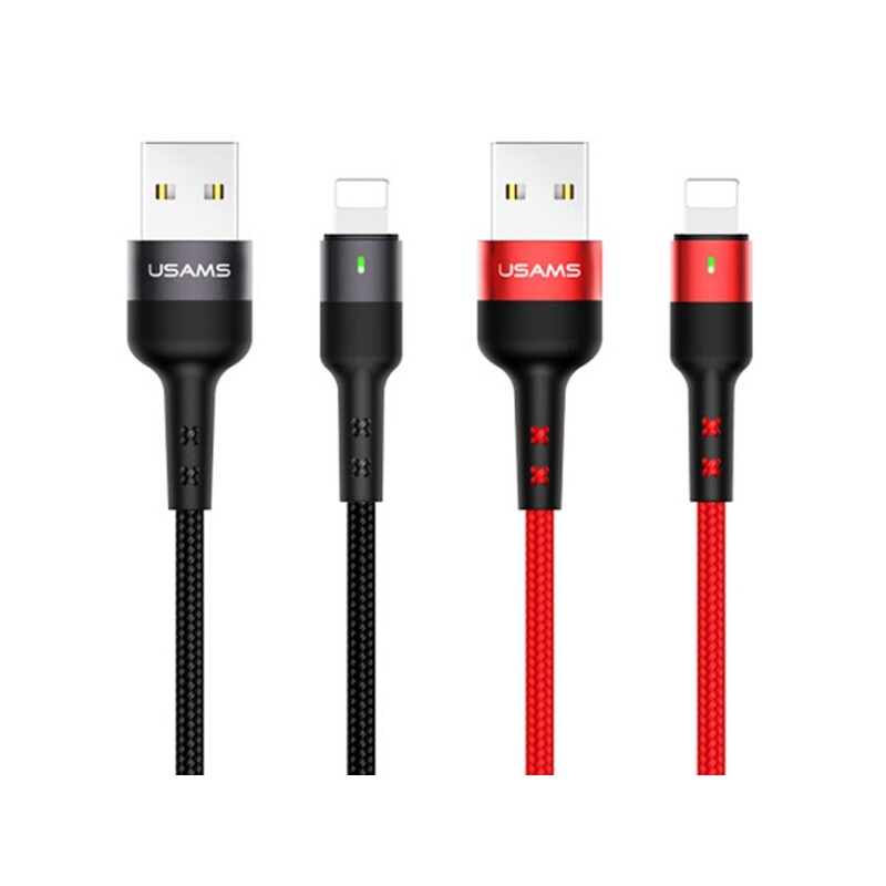 کابل شارژ و انتقال داده لایتنینگ یوسامز Usams U26 US-SJ311 lightning Cable 1m